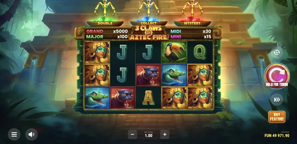 3 Claws of Aztec Fire Slot