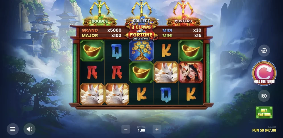 3 Claws of Aztec Fire Slot
