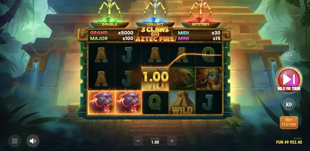 3 Claws of Aztec Fire Slot